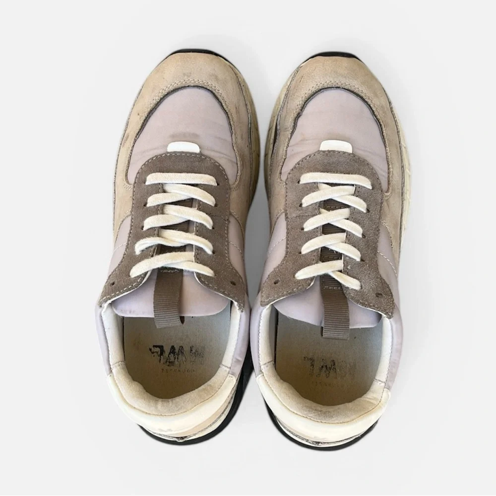Madewell Kickoff Trainer Sneakers in Gray Women’s Size 7 1/2